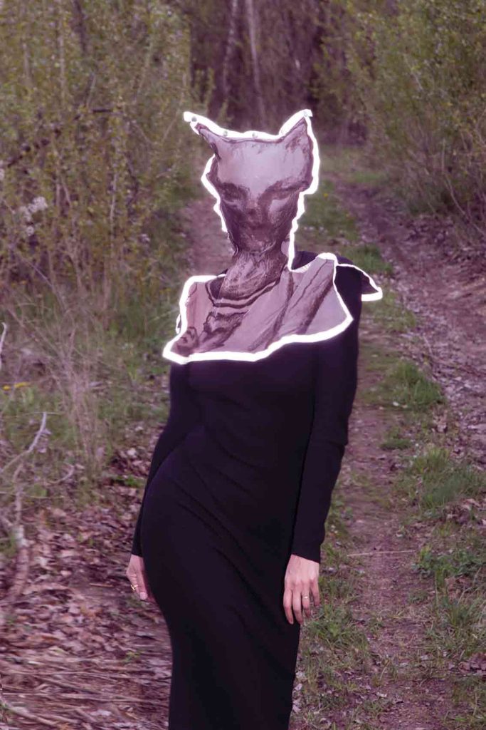 Antonia Tochka Meta MEDUSA Fox Mask, photographer Milen Radev, model Antonia Pashova