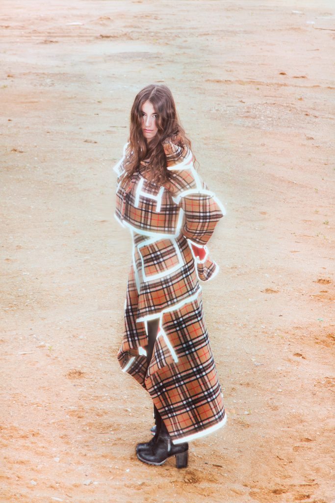 META AMAZON COAT TRANSFORMED, Photographer Milen Radev, Model Eliza Armoutlieva