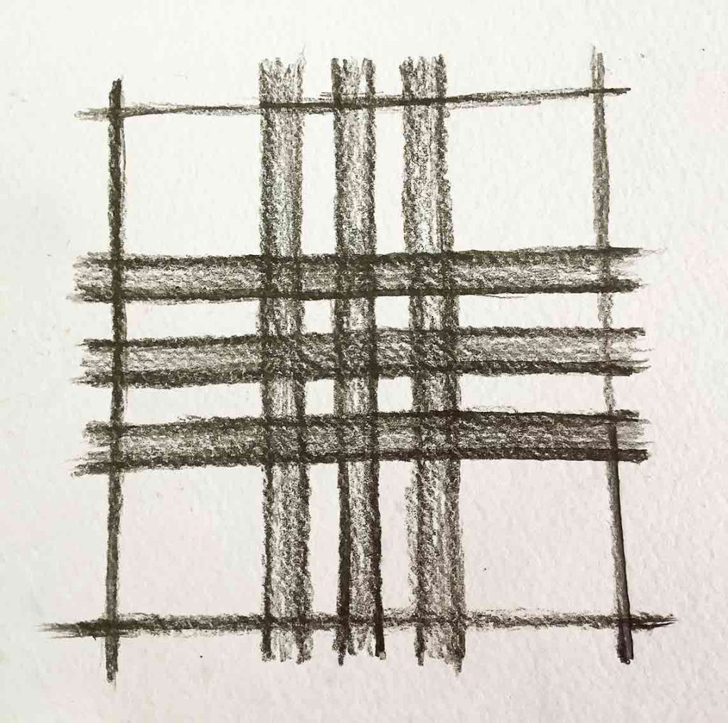 Antonia Tochka hand drawing with pencil